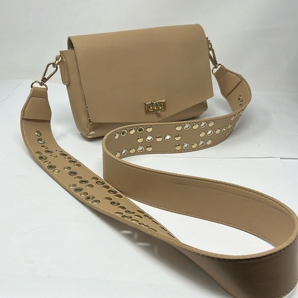 Crossbody Flap Turnlock Convertible Clutch bag - Picture 1 of 11